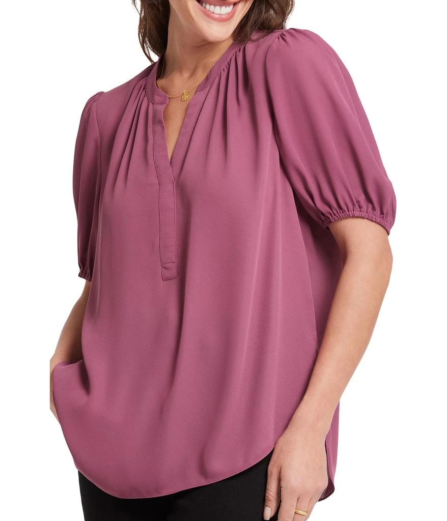 商品NYDJ|Puff Sleeve Popover,价格¥633,第3张图片详细描述