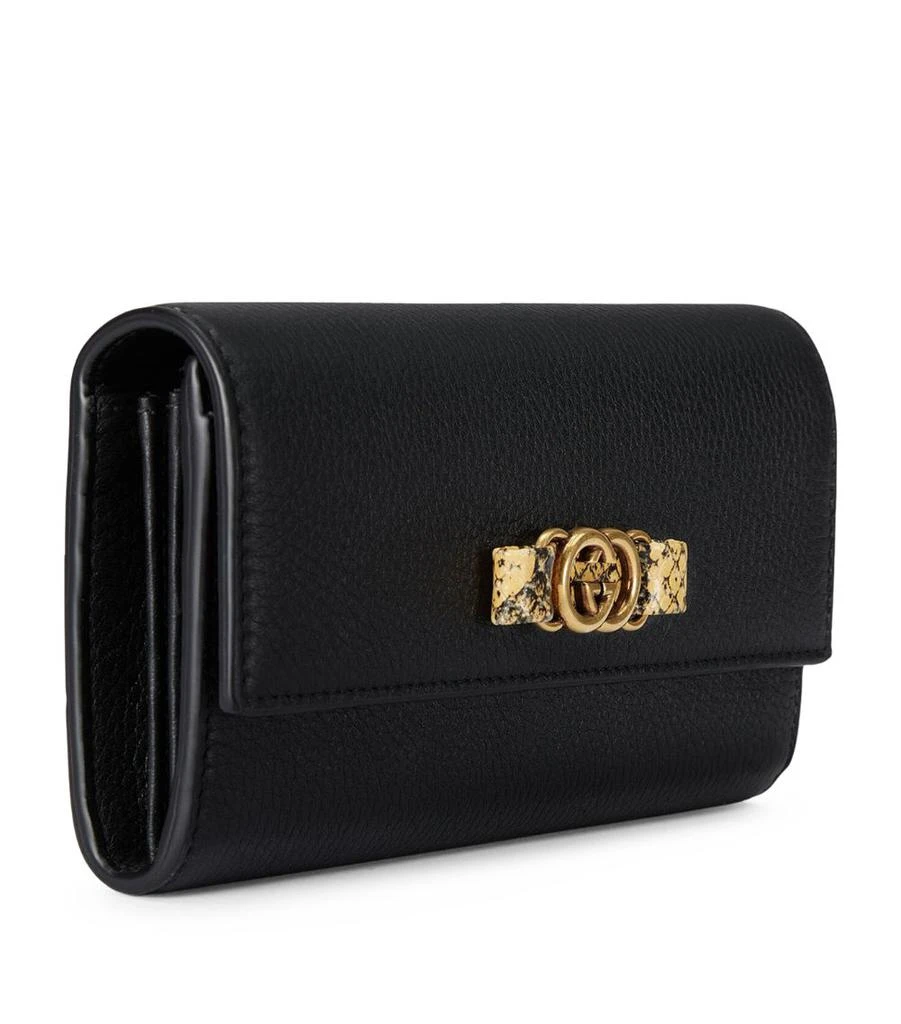 商品Gucci|Leather Interlocking G Wallet,价格¥6029,第4张图片详细描述