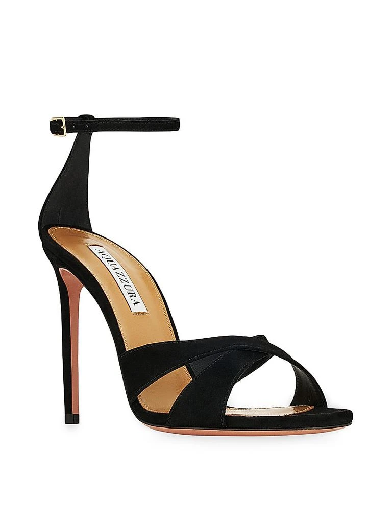 商品Aquazzura|Divine 105MM Suede Sandals,价格¥6236,第2张图片详细描述