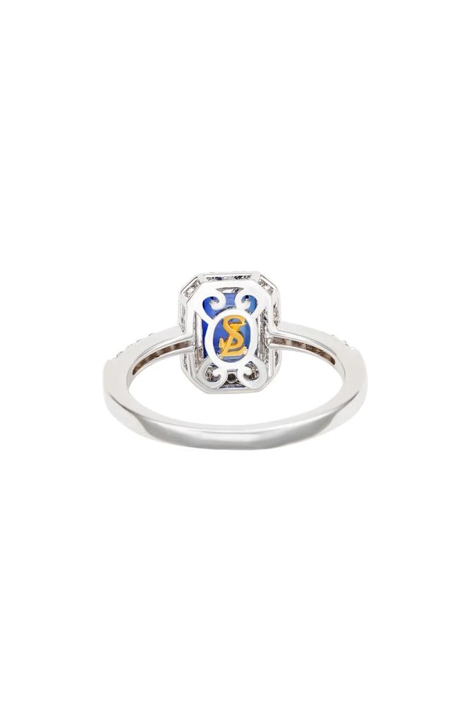 商品Suzy Levian|Emerald Cut Sapphire Ring,价格¥1875,第2张图片详细描述