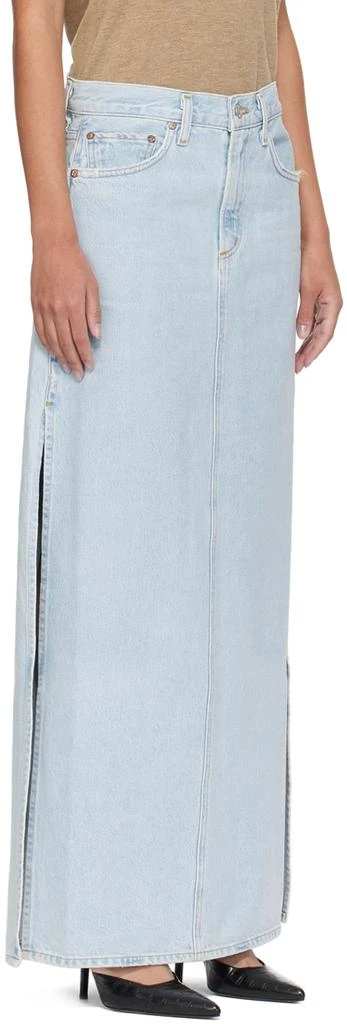 商品AGOLDE|Blue Astrid Slice Denim Maxi Skirt,价格¥816,第2张图片详细描述