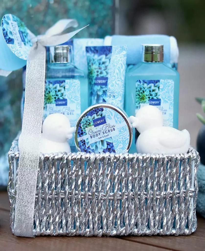 商品Lovery|Home Spa Ocean Bliss Body Care Gift Set, 9 Piece,价格¥313,第3张图片详细描述