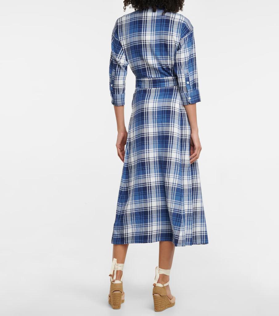 商品Ralph Lauren|格纹法兰绒衬衫式连衣裙,价格¥1603,第5张图片详细描述