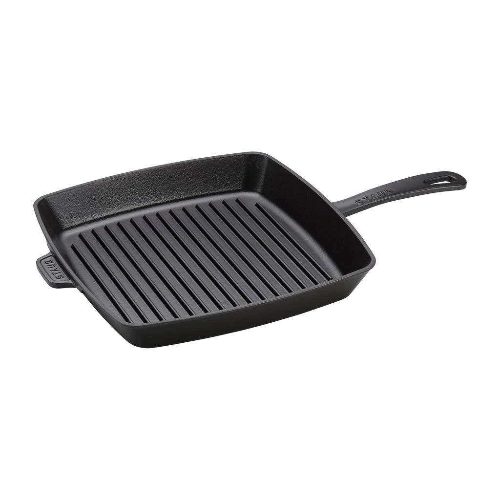 商品Staub|Cast Iron 12-inch Square Grill Pan,价格¥1189,第5张图片详细描述