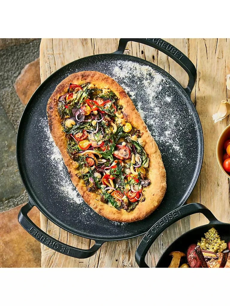 Alpine Enameled 15" Cast Iron Round Pizza Pan 商品