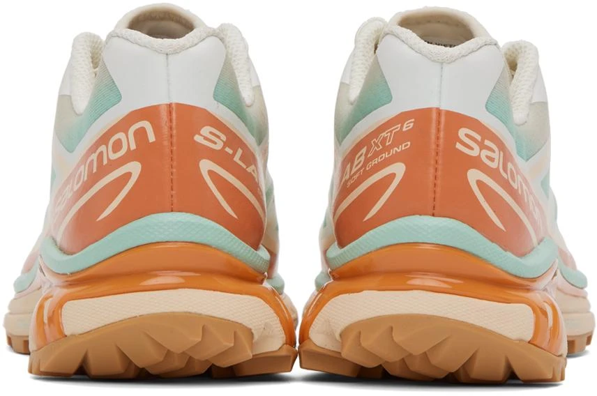 商品Salomon|Beige & Orange XT-6 Skyline Sneakers,价格¥792,第2张图片详细描述