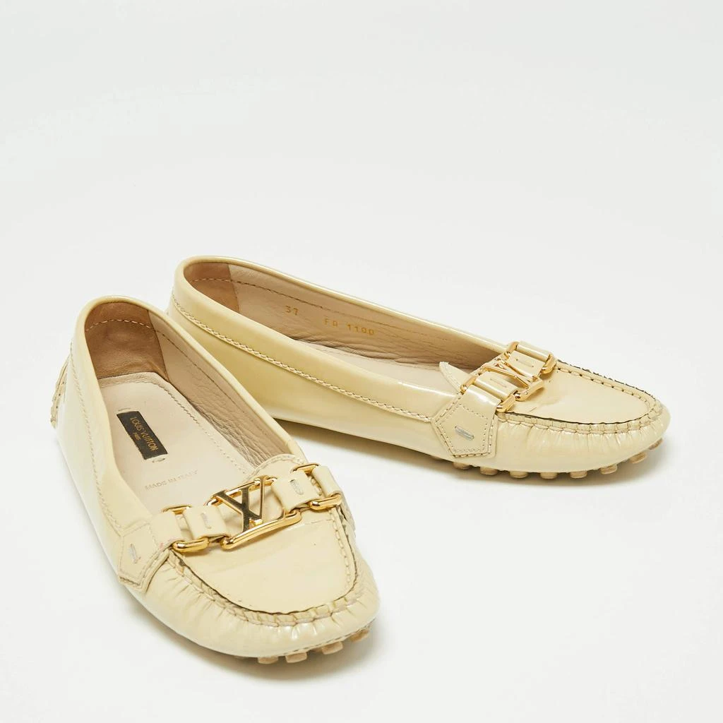 商品[二手商品] Louis Vuitton|Louis Vuitton Cream Patent Leather Oxford Loafers Size 37,价格¥1125,第4张图片详细描述