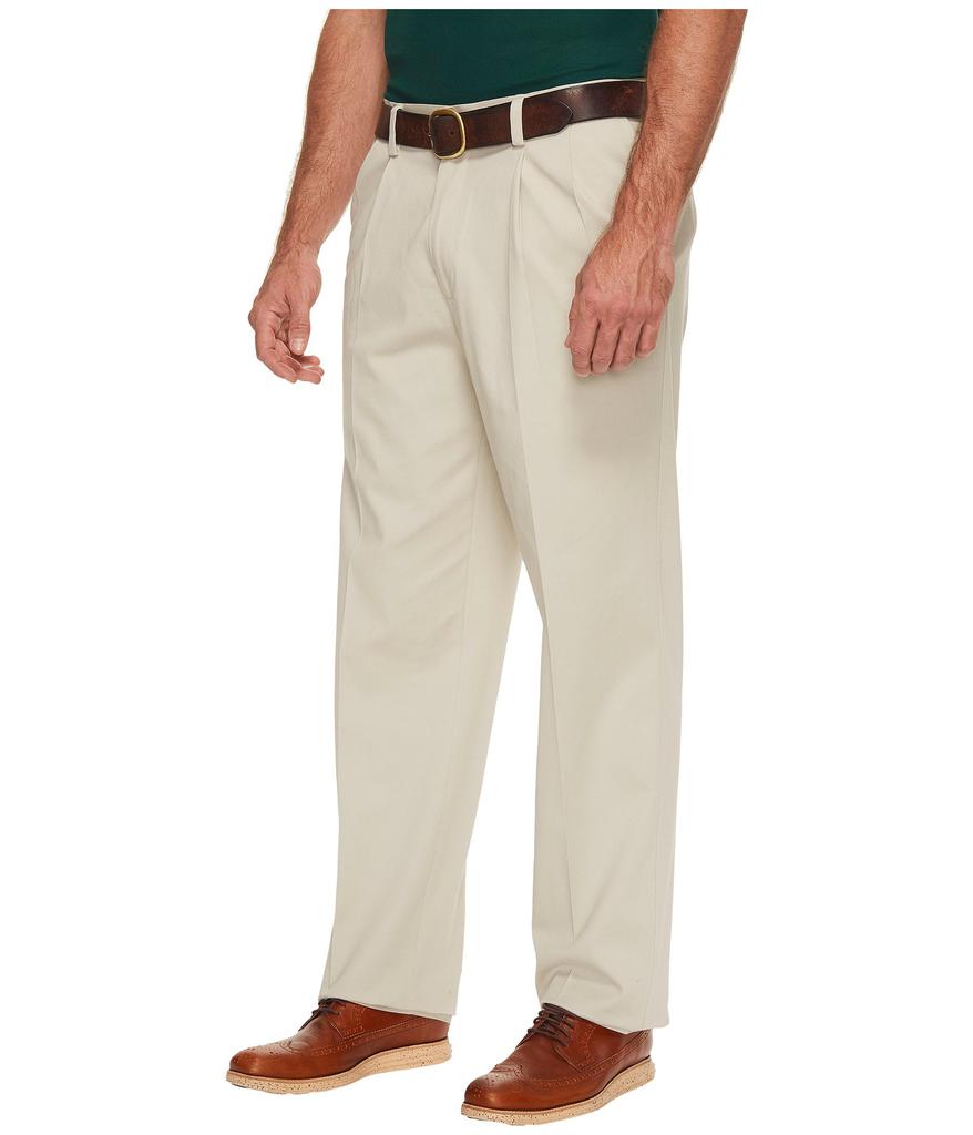 Big & Tall Easy Khaki Pleated Pants商品第2张图片规格展示