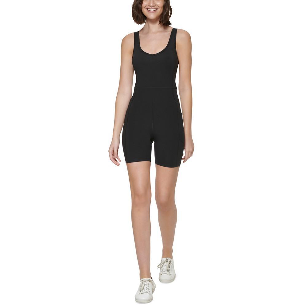 商品Calvin Klein|Women's Strappy Short Bodysuit,价格¥332-¥497,第1张图片