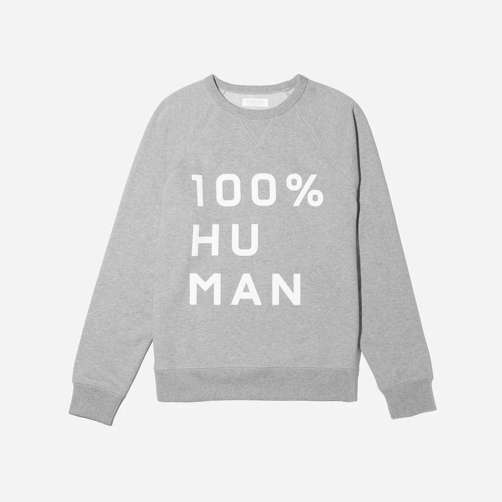 商品Everlane|The 100% Human Unisex French Terry Sweatshirt in Large Print,价格¥258,第4张图片详细描述
