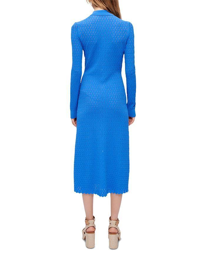 商品Maje|Maline Knit Shirt Dress,价格¥2365,第4张图片详细描述