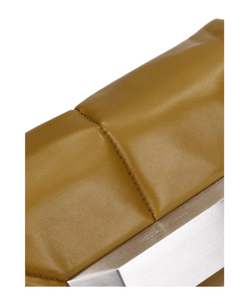 商品Rick Owens|Quilted Griffin Clutch In Brown Leather,价格¥5941,第5张图片详细描述