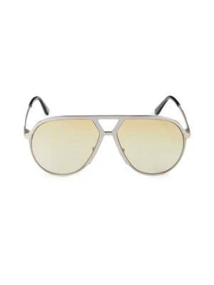 商品Tom Ford|64MM Pilot Sunglasses,价格¥1475,第1张图片