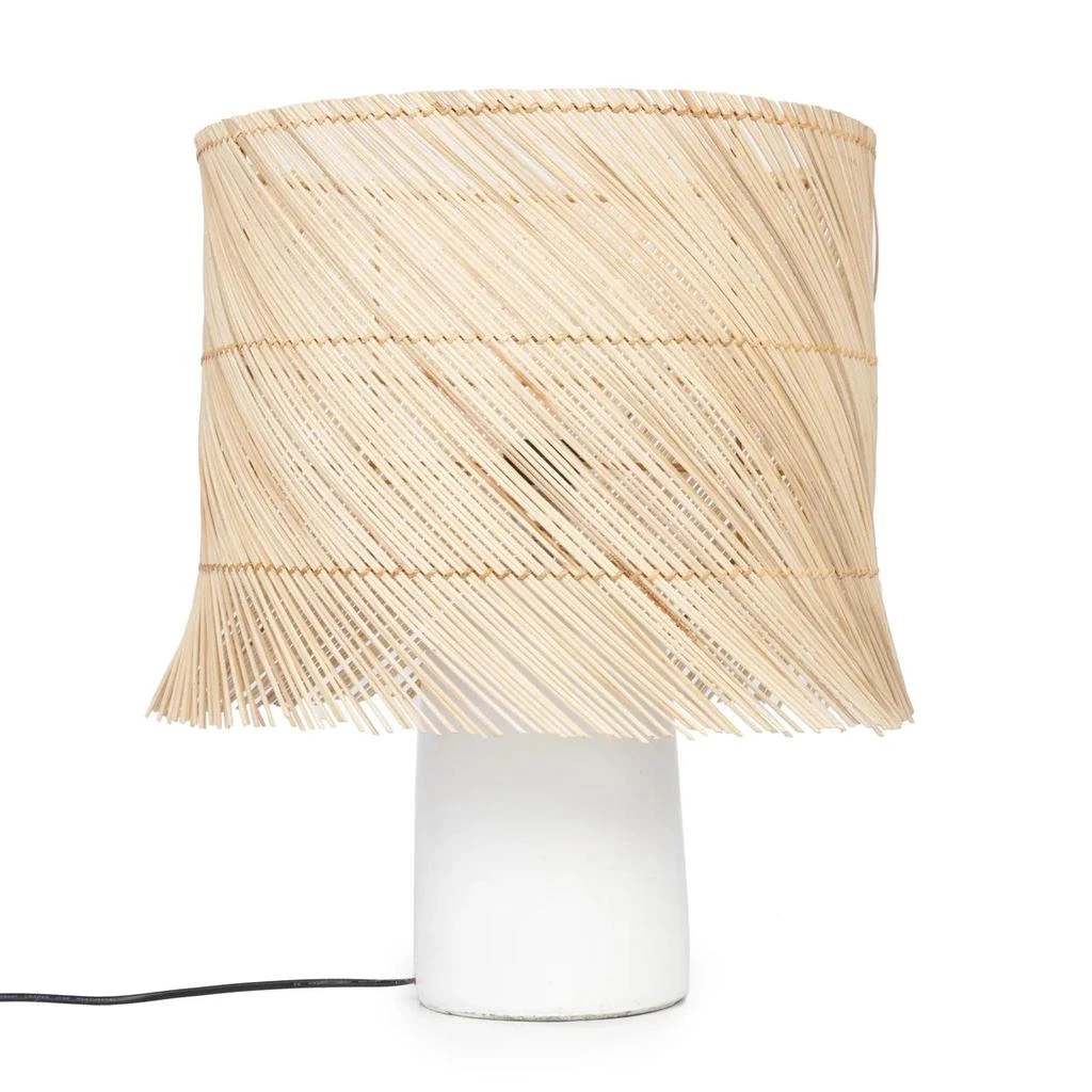 商品预计3周后发货 Bazar Bizar|La Lampe De Table Rattan - Blanc Naturel,价格¥1671,第2张图片详细描述