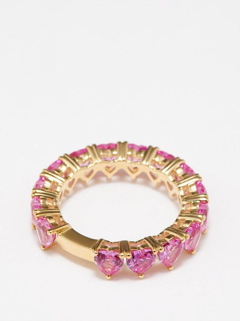 商品Yvonne Léon|Heart corundum & 9kt gold ring,价格¥13853,第3张图片详细描述