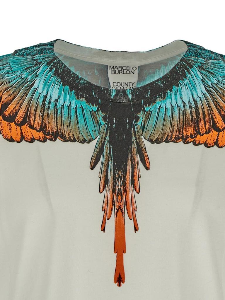 商品Marcelo Burlon|Icon Wings Regular T-shirt,价格¥1737,第5张图片详细描述