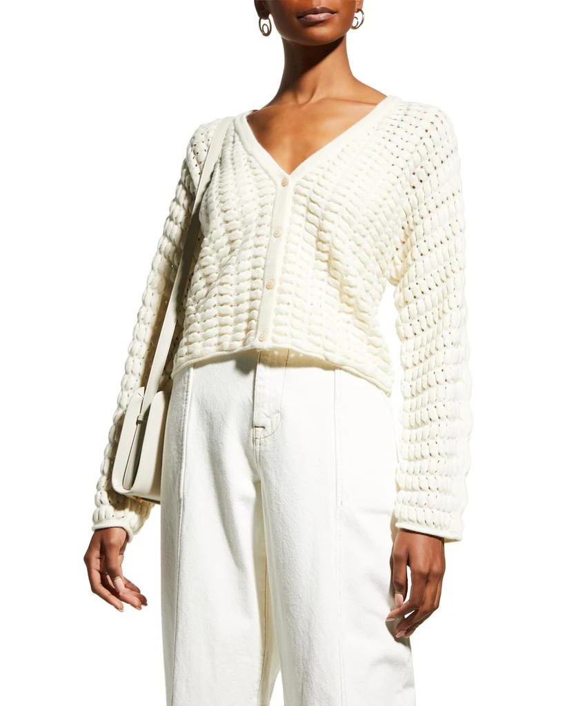 商品Theory|Hanelee Open-Stich Wool-Cashmere Cardigan,价格¥827,第1张图片