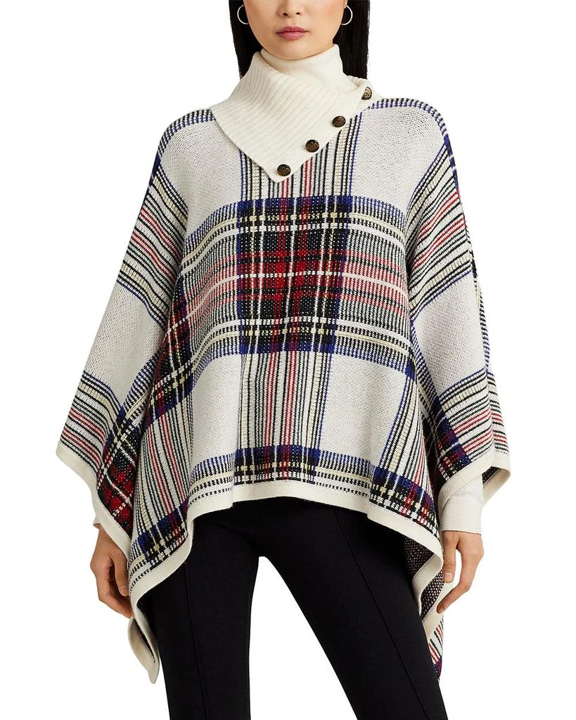 商品Ralph Lauren|Turtleneck Poncho,价格¥1656,第1张图片