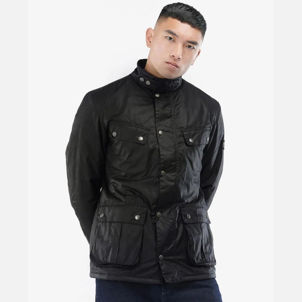 商品Barbour|Barbour International Tourer Duke Wax Cotton Jacket,价格¥2569,第1张图片