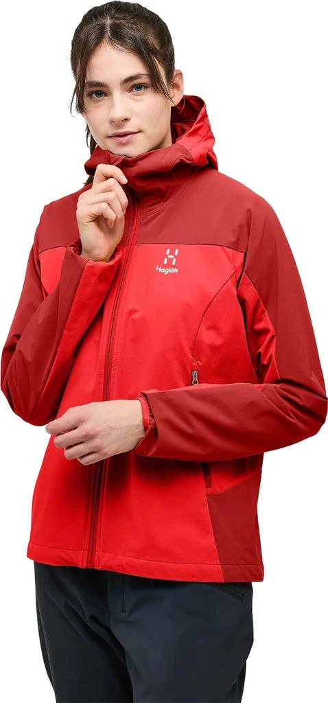 商品Haglofs|Morän Softshell Hoody - Women's,价格¥940,第5张图片详细描述