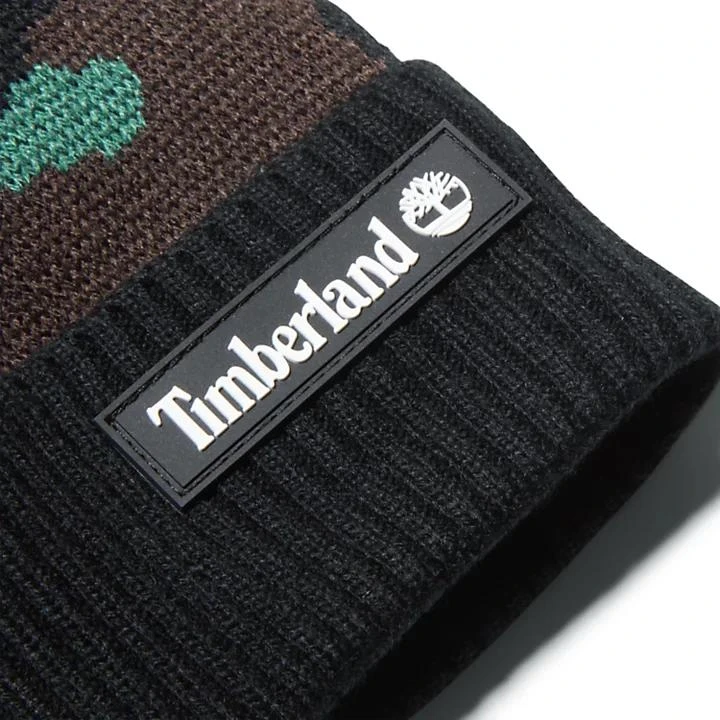 商品Timberland|Maudslay Jacquard Beanie for Women in Camo,价格¥136,第3张图片详细描述