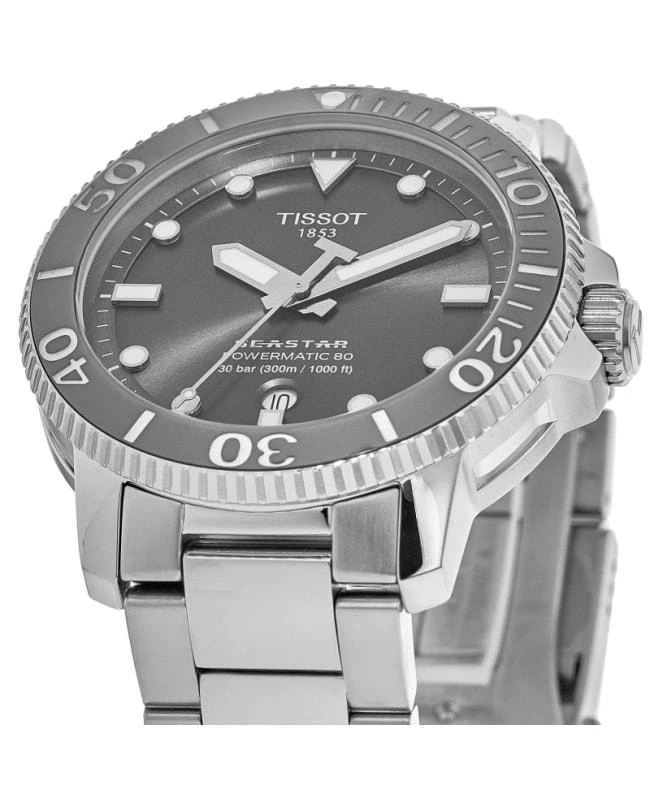 商品Tissot|Tissot Seastar 1000 Grey Dial Steel Men's Watch T120.407.11.081.01,价格¥4467,第3张图片详细描述