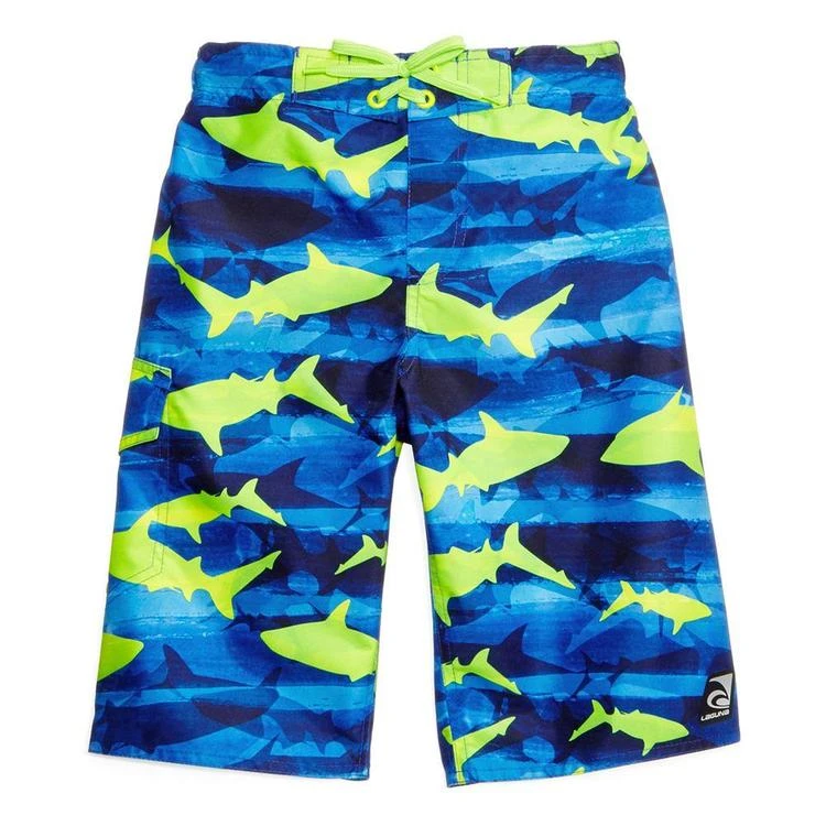 商品Laguna|Shark-Print Swim Trunks, Big Boys (8-20),价格¥66,第1张图片