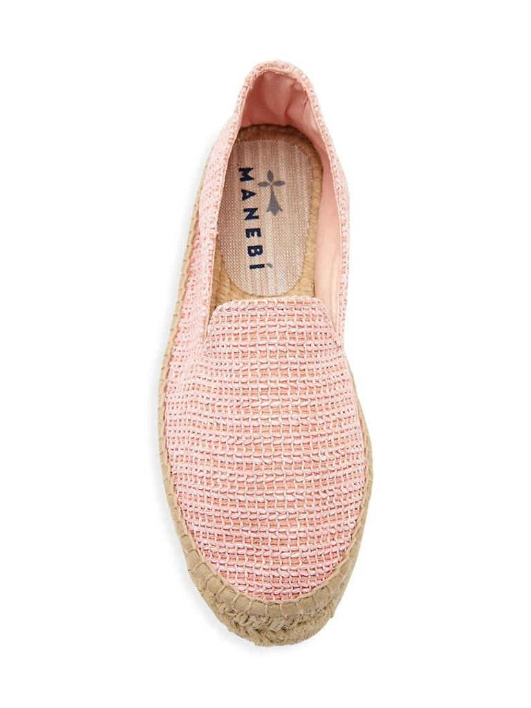 商品MANEBÍ|Flatform Raffia Espadrilles,价格¥301,第5张图片详细描述