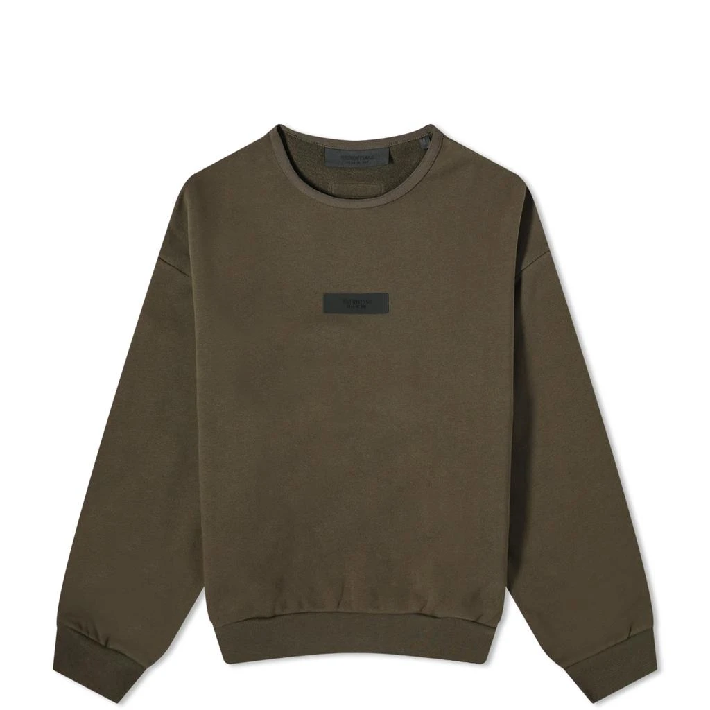 商品Essentials|Fear of God ESSENTIALS Spring Kids Tab Sweatshirt - Ink,价格¥192,第1张图片