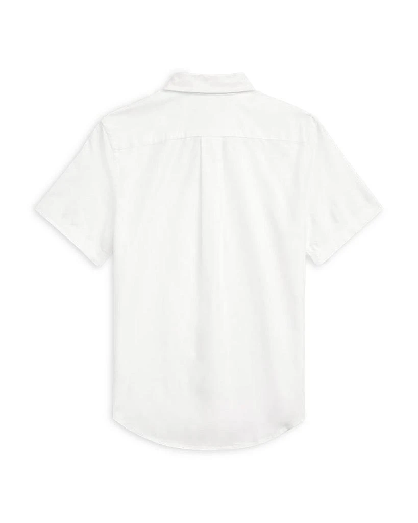 商品Ralph Lauren|Boys' Cotton Oxford Short Sleeve Shirt - Little Kid, Big Kid,价格¥276,第2张图片详细描述
