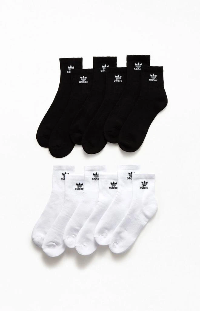商品Adidas|6-Pack Trefoil Quarter Socks,价格¥110,第1张图片