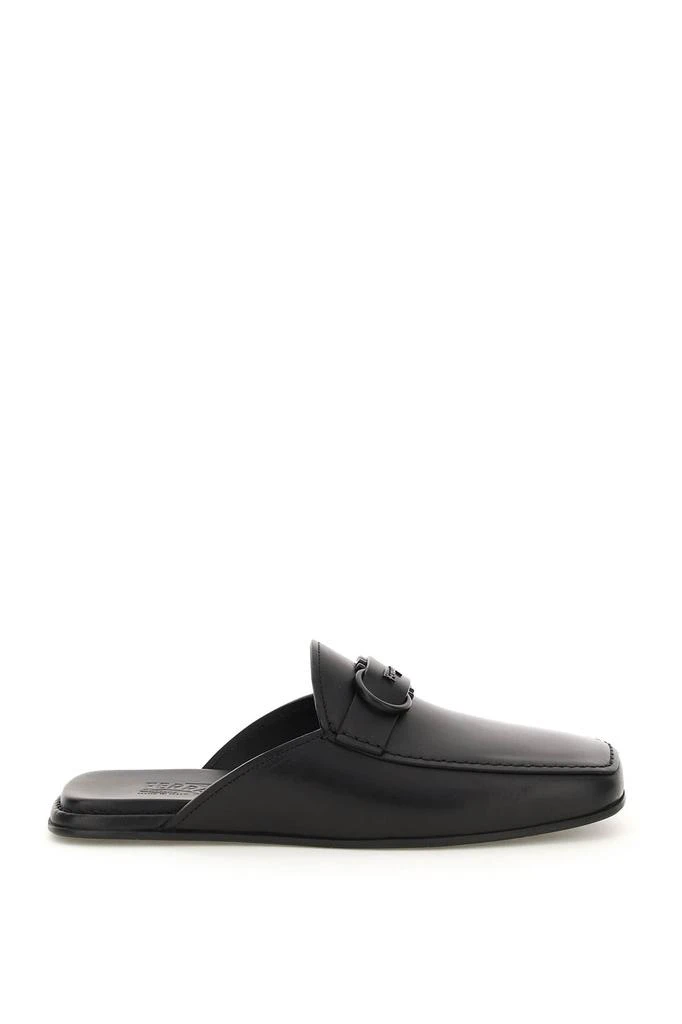 商品Salvatore Ferragamo|Salvatore ferragamo leather gancini mules,价格¥3103,第1张图片