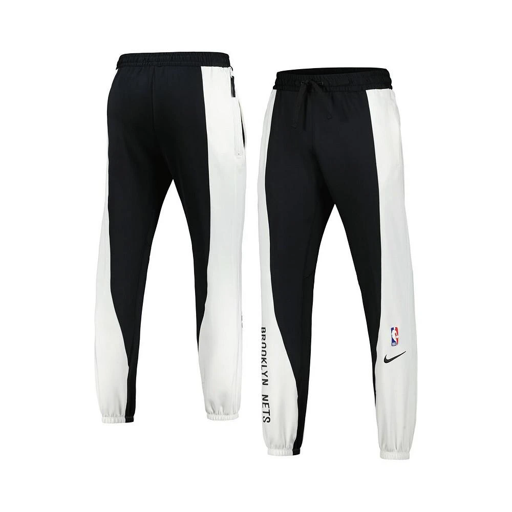 商品NIKE|Men's Black/White Brooklyn Nets 2023/24 Authentic Showtime Pants,价格¥806,第1张图片
