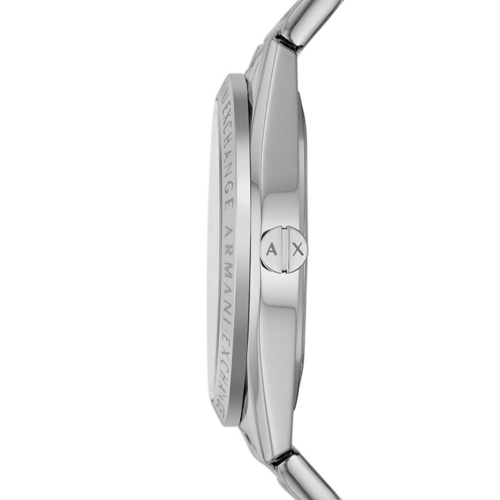 商品Armani Exchange|Women's Multifunction Silver-Tone Stainless Steel Bracelet Watch, 38mm and Toprings Set,价格¥1646,第5张图片详细描述