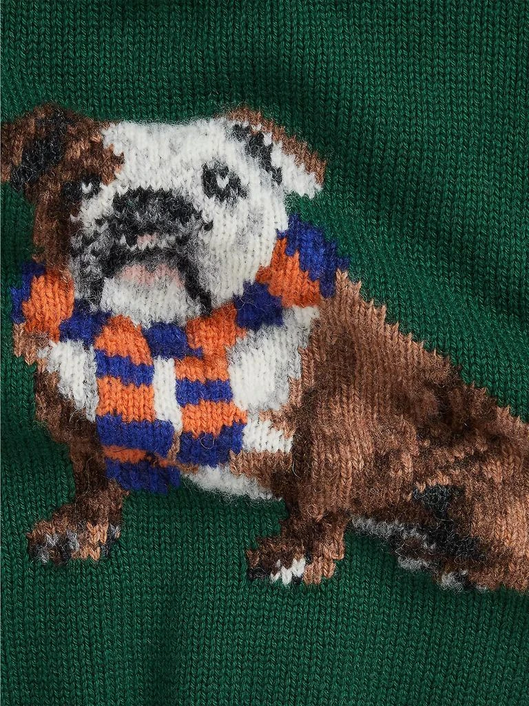 商品Ralph Lauren|Baby Boy's Bulldog Intarsia Sweater,价格¥826,第3张图片详细描述