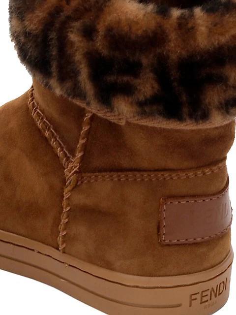 商品Fendi|Baby's & Little Kids Logo Shearling Boots,价格¥7860,第5张图片详细描述