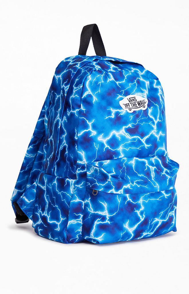 商品Vans|Kids Blue New Skool Backpack,价格¥237,第5张图片详细描述