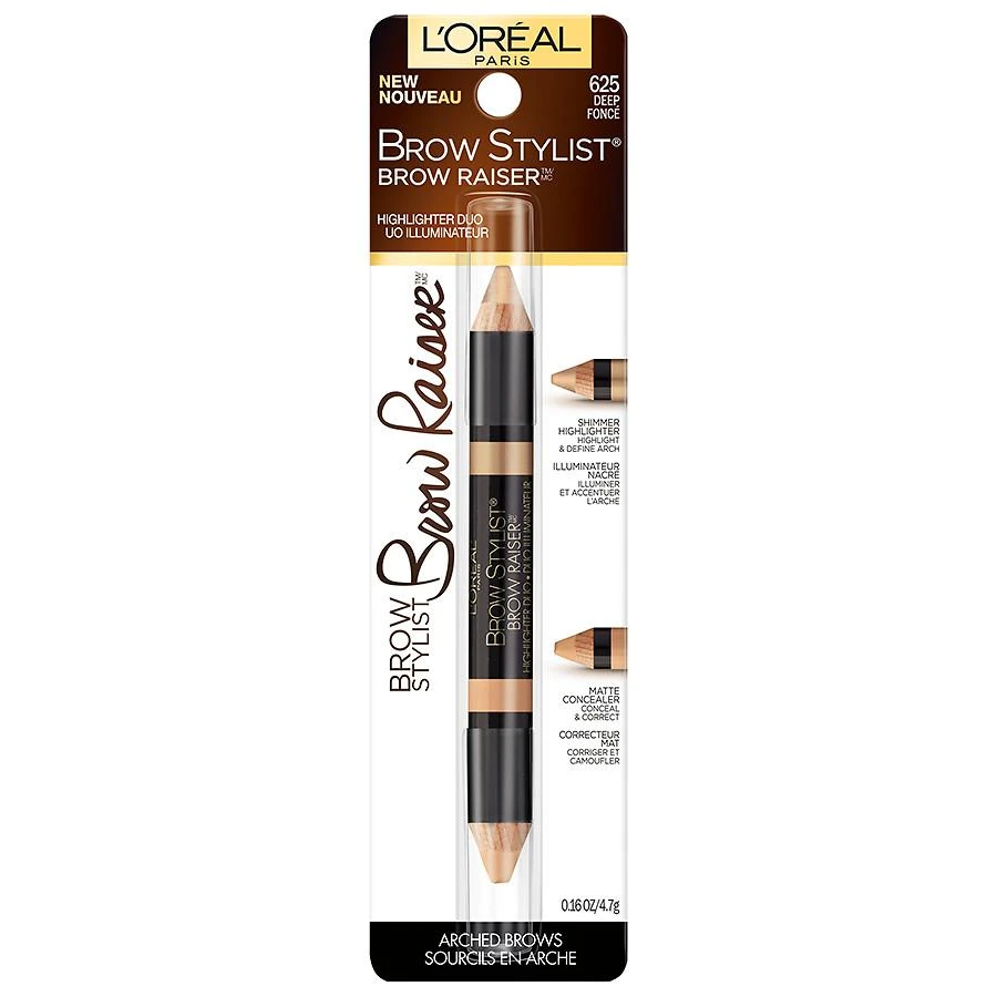 商品L'Oreal Paris|L'Oreal Paris Brow Stylist Brow Raiser Highlighter Duo,价格¥92,第1张图片