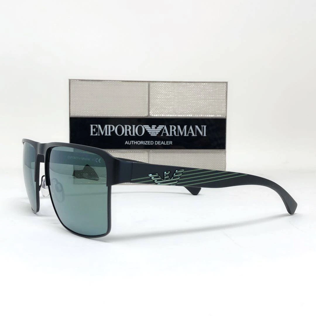 商品Emporio Armani|男款微镜面方形太阳镜,价格¥906,第3张图片详细描述