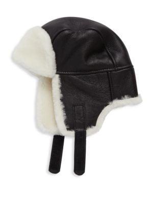 商品Surell|Shearling Suede Trapper Hat,价格¥719-¥1007,第1张图片