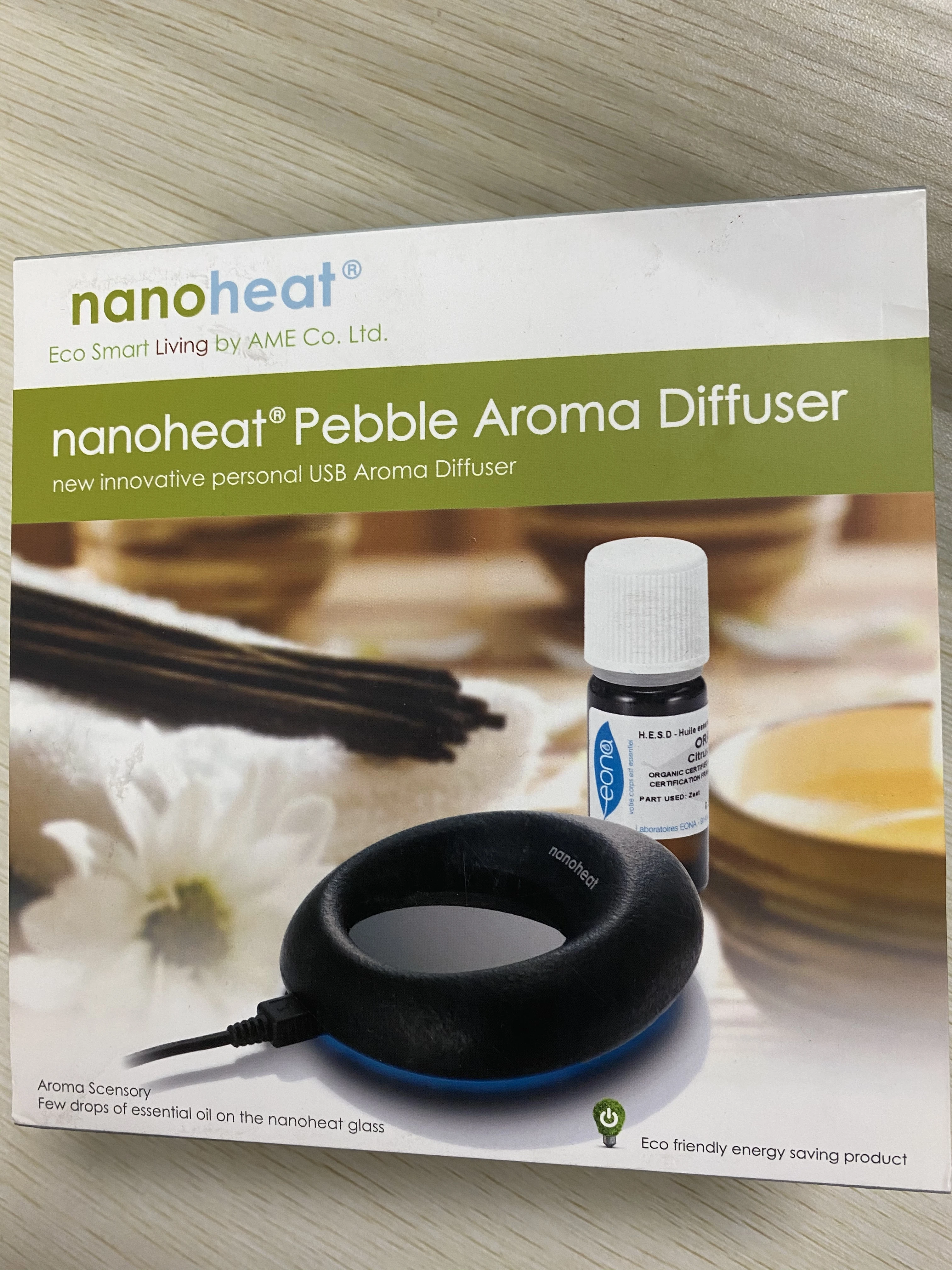 商品[国内直发] AME|nanoheatUSB香薰加热器nanoheat Pebble aroma diffuser,价格¥171,第1张图片