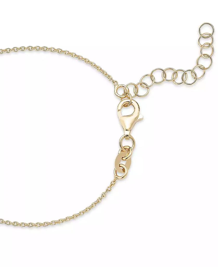 商品Macy's|Garnet Orbital Triple Heart Pendant Necklace (1-1/10 ct. t.w.) in 14k Gold-Plated Sterling Silver, 18" + 2" extender,价格¥467,第3张图片详细描述