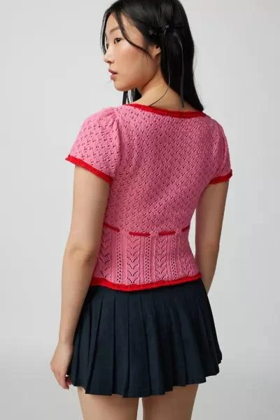 商品Urban Outfitters|UO Gabriella Babydoll Flyaway Sweater,价格¥192,第4张图片详细描述