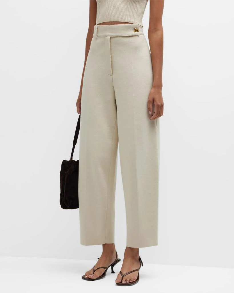 商品AERON|Madeleine High-Rise Straight Cropped Trousers,价格¥4606,第1张图片