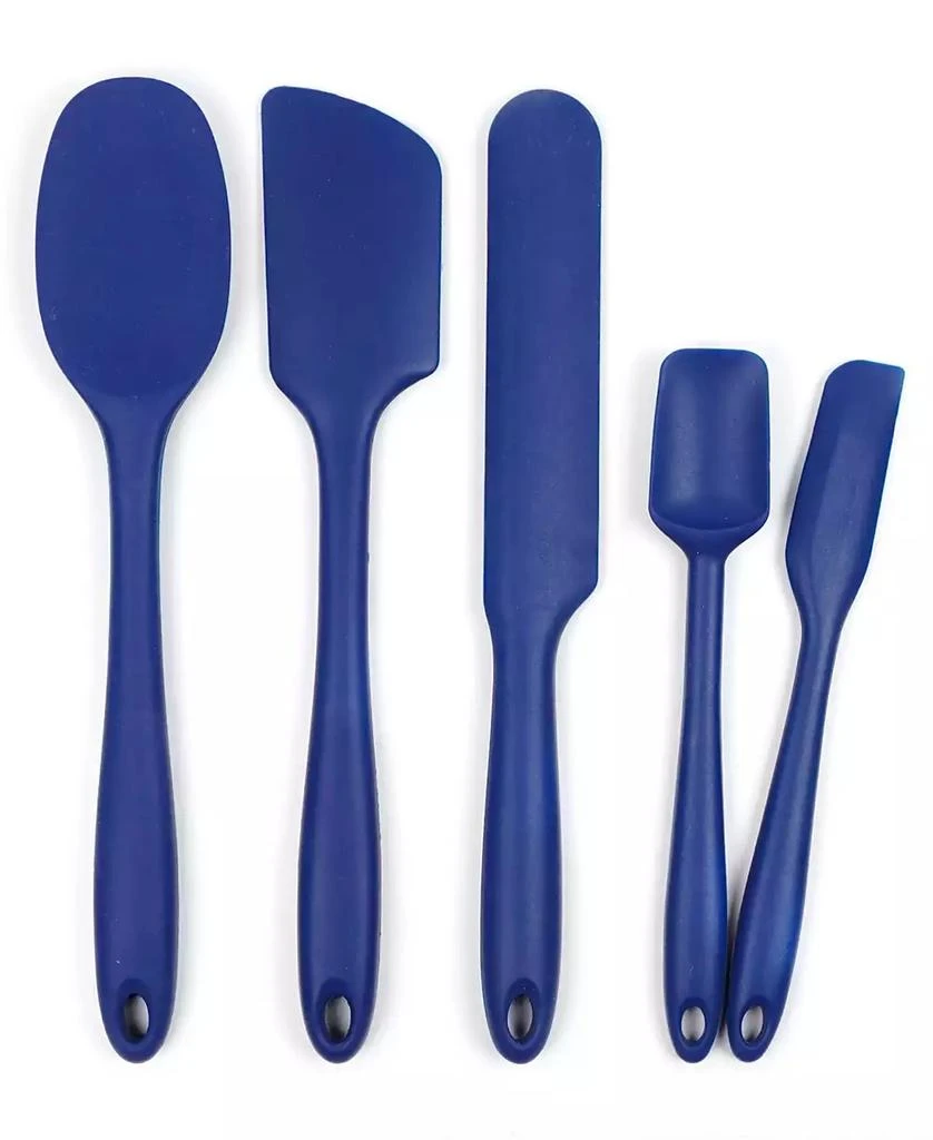 商品RSVP International|Silicone Coated Steel 11" x 2.25" Ela Series Blue Spoon,价格¥105,第3张图片详细描述