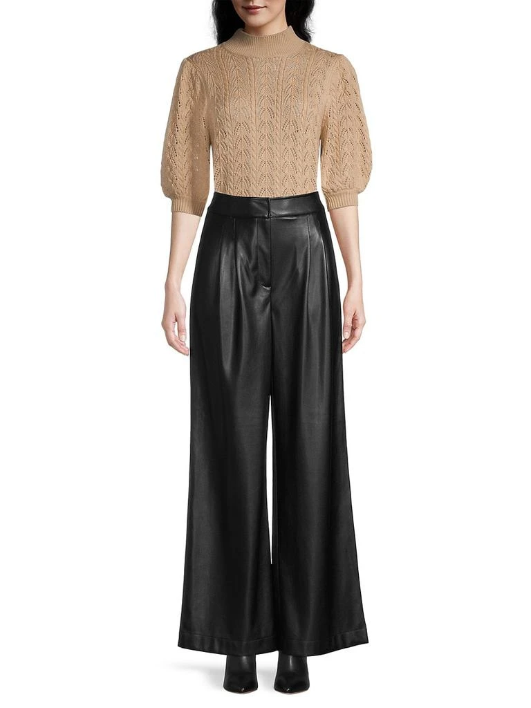 商品Elie Tahari|Merino Wool Puff Sleeve Sweater,价格¥389,第2张图片详细描述
