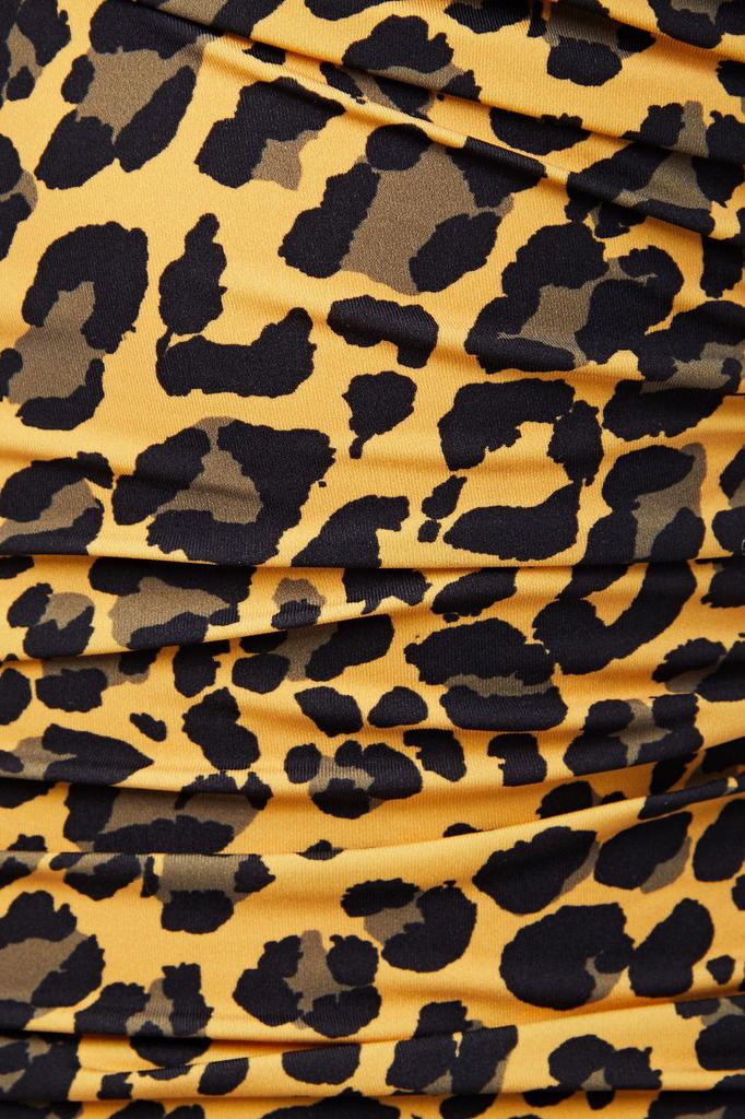 Separates Sculpt Link leopard-print bandeau swimsuit商品第4张图片规格展示