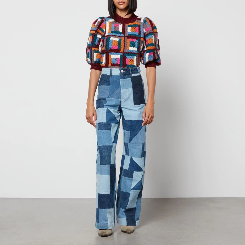 商品Sea New York|Sea New York Diego Patchwork Denim Jeans,价格¥745,第3张图片详细描述
