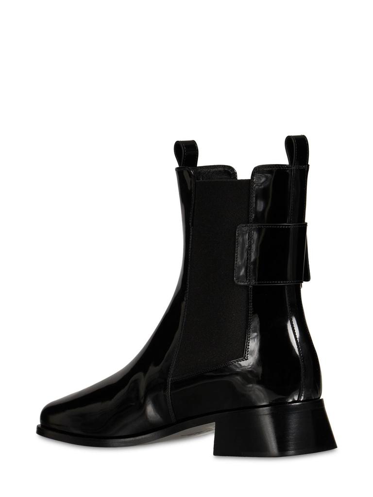 35mm Tres Vivier Leather Ankle Boots商品第4张图片规格展示