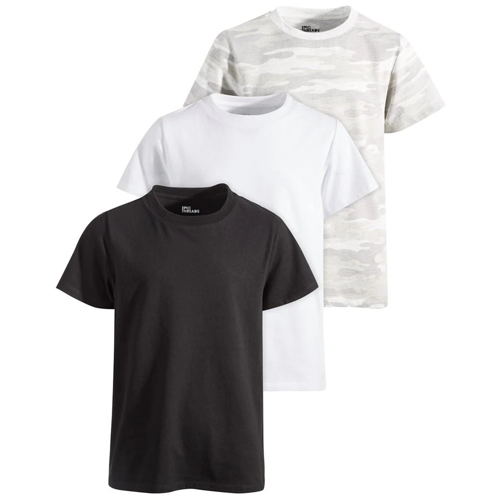 商品Epic Threads|Big Boys 3-Pk. T-Shirts, Created for Macy's,价格¥106,第1张图片